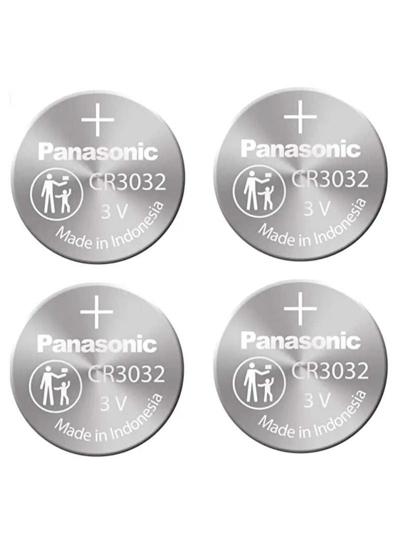 Panasonic 4-Pieces Panasonic CR3032 Lithium 3V Indonesia Batteries