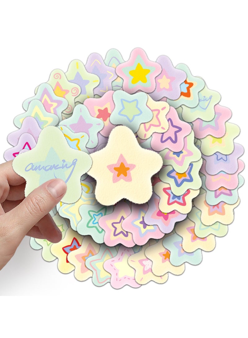 قوس قزح أورينبو ملصقات نجوم كرتونية لطيفة للمراهقين والأولاد والبنات والأطفال، 50 قطعة من ملصقات الفينيل المقاومة للماء لأجهزة الكمبيوتر المحمول والتابلت وقوارير المياه ودفاتر القصاصات والهواتف وأجهزة الكمبيوتر المحمولة وحقائب اليد ومجموعة ملصقات جميلة - Image 5