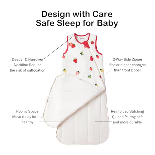 Okayinn BubblePanda Rayon Made from Bamboo Sleep Sack 0-6 Months 1.0 Tog Soft Toddler Sleeping Sack 3-6 Months for Infant Newborn Babies 2-Way Zipper Baby Wearable Blanket 0-3 Months - Image 3