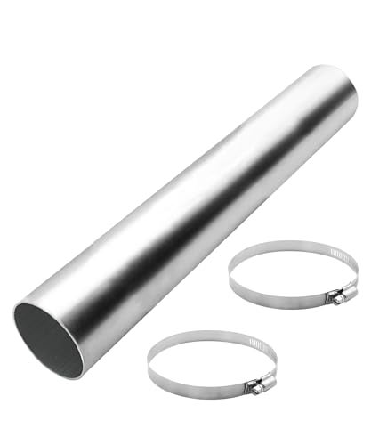 Maigoo Universal 4 102mm Outside Diameter Aluminum Intercooler Pipe Air Intake TubePolished Brushed Finish OD 4 Length 610mm - Image 1