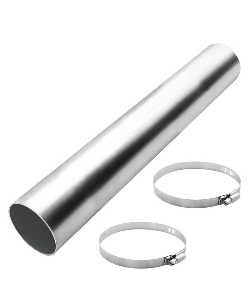 Maigoo Universal 4 102mm Outside Diameter Aluminum Intercooler Pipe Air Intake TubePolished Brushed Finish OD 4 Length 610mm - Image 2