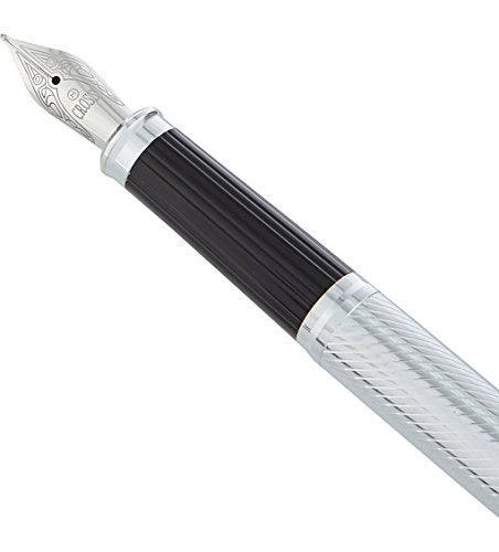 Cross Century II Collection Gift Set, Engraved Chrome Fountain Pen, Medium Steel Nib & Ballpoint Pen(AT0087WG-97MS) - Image 3