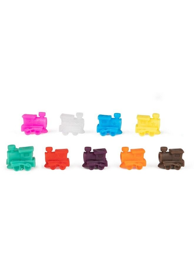 SPIN MASTER - Mexican Train Dominoes Set Tile Board Game In Aluminum Carry Case With Colorful Trains For Family Game Night For Adults And Kids Ages 8 And Up - Image 1