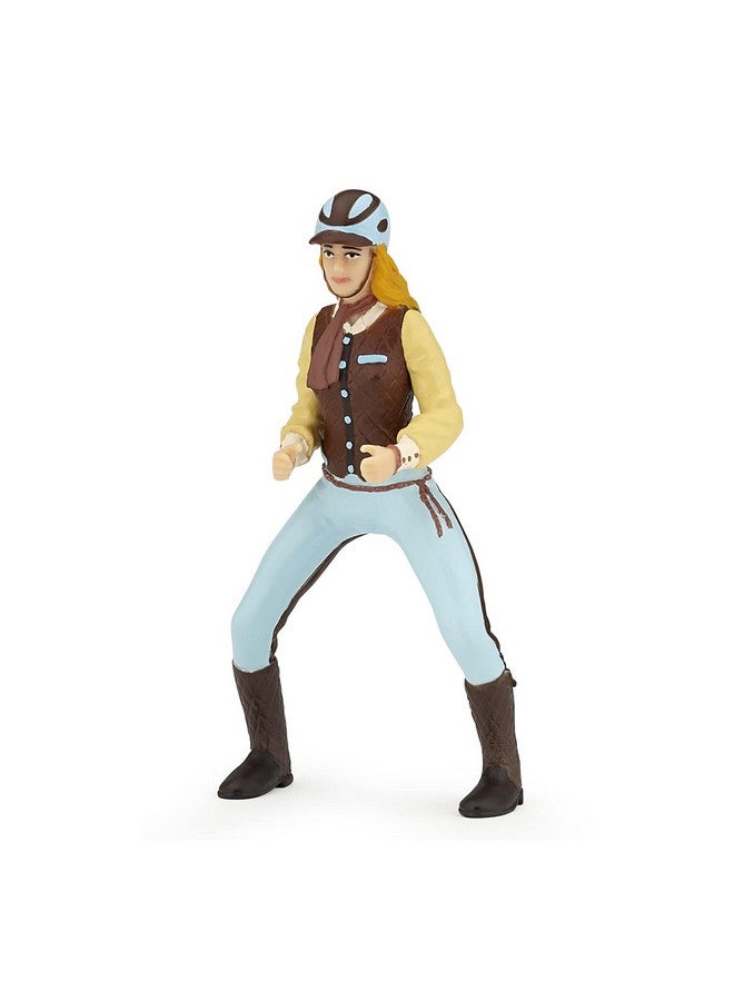 Papo "Riding Woman Fashion Figure, Blue - Image 1