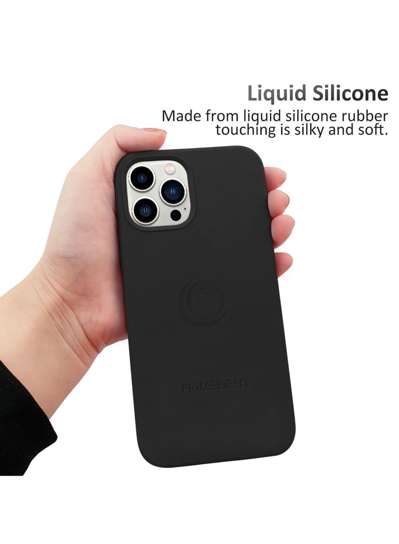 iPhone 12 Pro Case 6.1 inch Shockproof Curved Edges apple iphone 12 pro case Anti Scratch iphone 12 Pro protective case BLACK