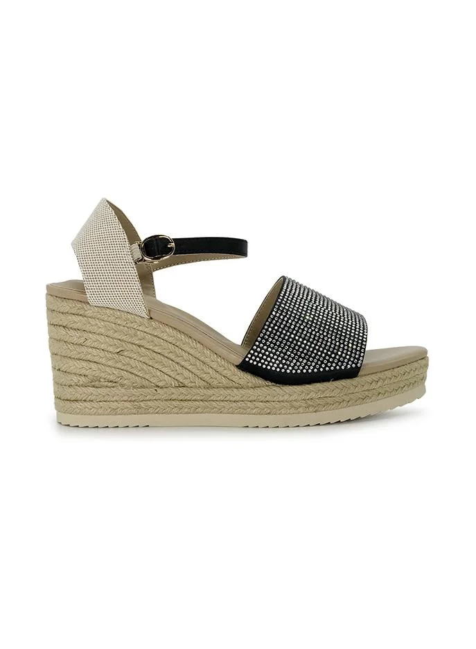 كابلي صندل إسفين مريح