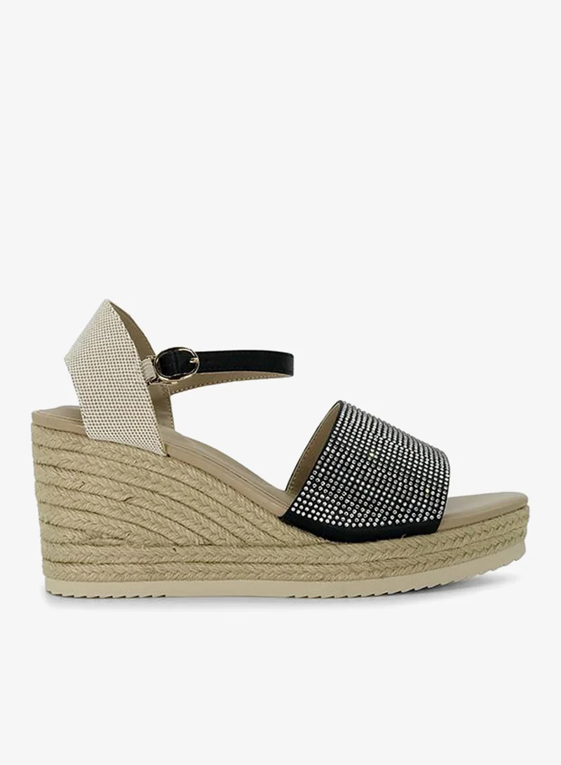 كابلي صندل إسفين مريح