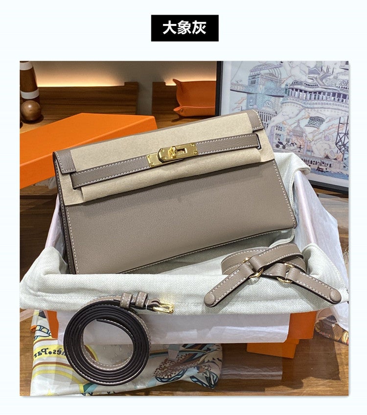 2023 New Goat Pattern Kellyelan Armpit Bag, High-End One-Shoulder Cross-Body Women'S Bag, Retro Fashion Clutch Bag - Image 1