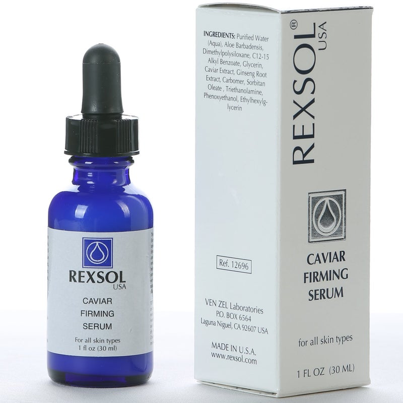 REXSOL Caviar Firming Serum | With Aloe Vera, Caviar Extract & Ginseng Root Extract | Helps renew youthful radiance and smooths out fine lines and wrinkle | For all skin types. (30 ml / 1 fl oz) - Image 2