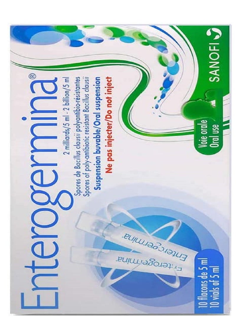 sanofi Enterogermina Suspension Bottle 10 Pieces 5ml