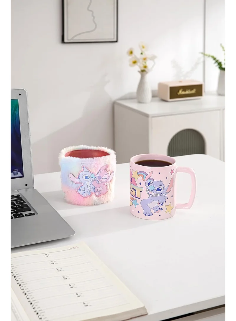 Pyramid LILO &amp; STITCH (PLANETARY) FUZZY MUG