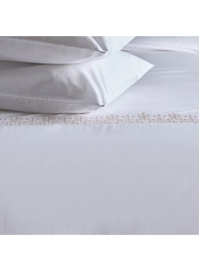 Home Box White Haven Grande Affordables 5-Piece Cotton Border Embroidered King Comforter Set 220 x 240 cm
