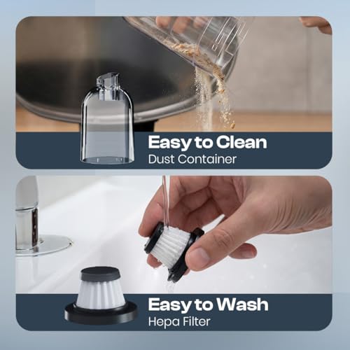 Lapcare 2-in-1 Wireless Vacuum Cleaner & Air Blower | 10kPA Suction, 4500PA Blowing Force, 60W Power | 4000 mAh Battery, HEPA Filter, for Car, Home & Pet Hair - Image 5
