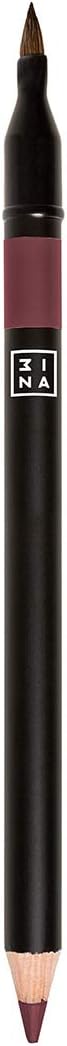 3INA MAKEUP Vegan The Lip Pencil 513 Medium brown red Longwearing Formula Highly Pigmented Intense Colors Built In Brush Intense Colorful Shades Cruelty Free - Image 1