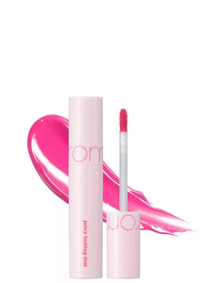 rom&nd Juicy Lasting Tint 26 VERY BERRY PINK 5 0.2 fl Oz, Vivid color, Juicy & Glossy Finish, Long- - Image 1