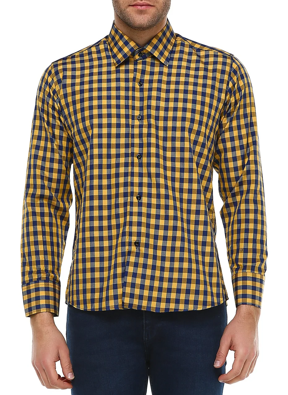 Varetta Slim Fit Cut Patterned Shirt