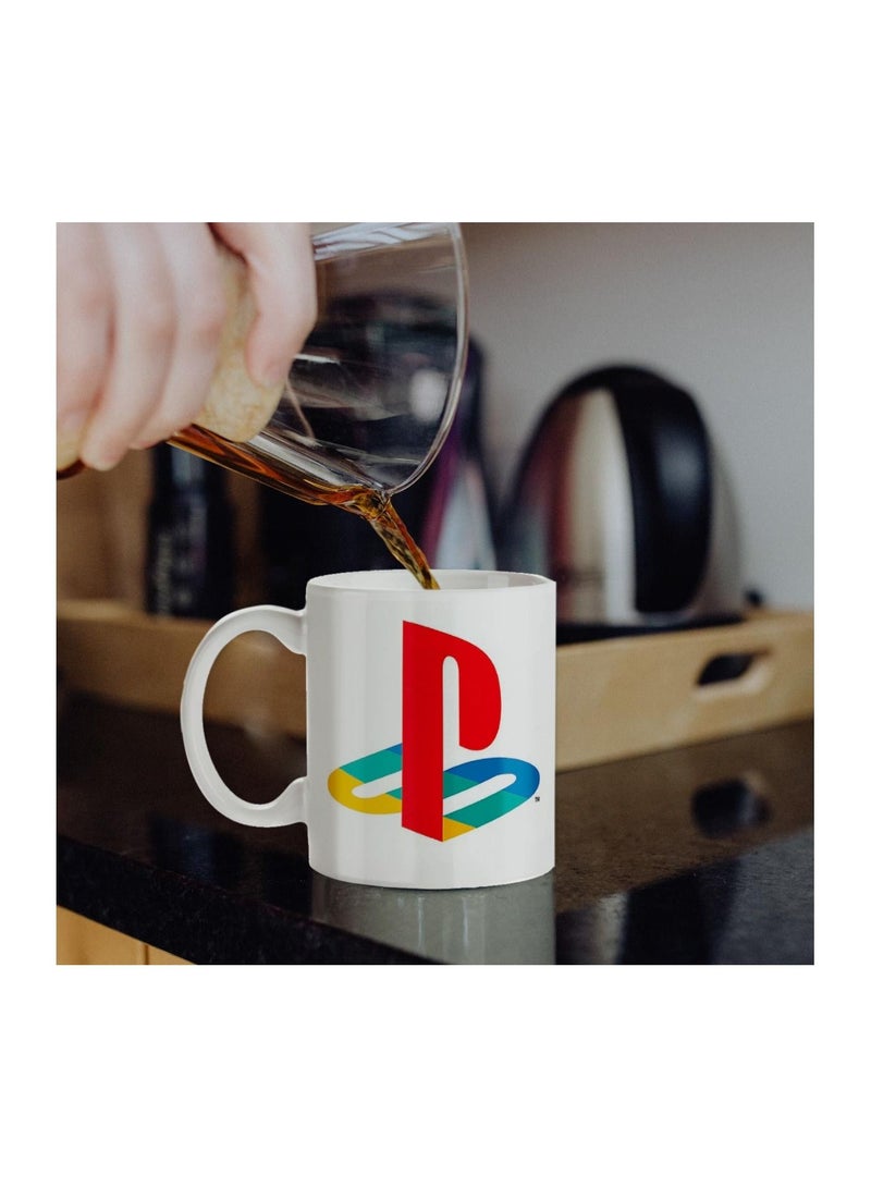 Phone Planet Playstation Logo Wrap Around Design Printed Coffee Mug 11Oz - Image 3
