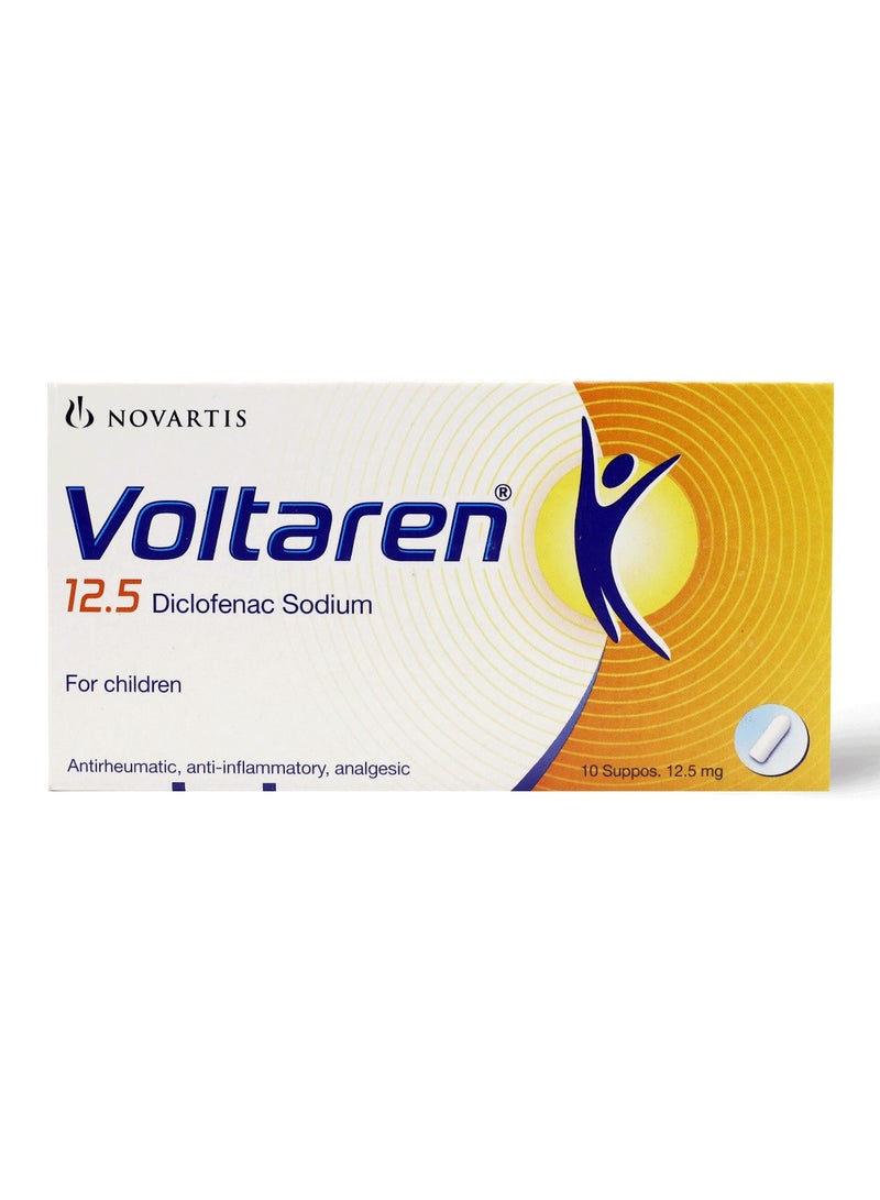 Voltaren 12.5  MG Suppositories 10 Pcs - Image 1