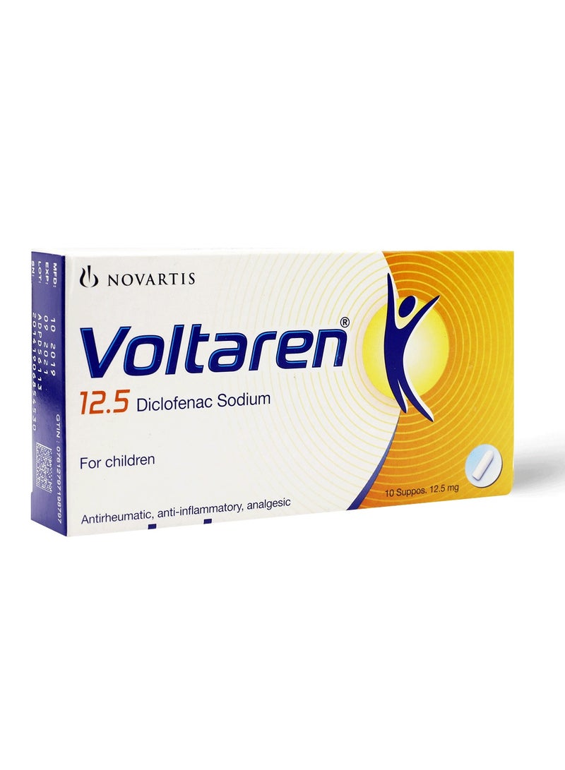 Voltaren 12.5  MG Suppositories 10 Pcs - Image 2