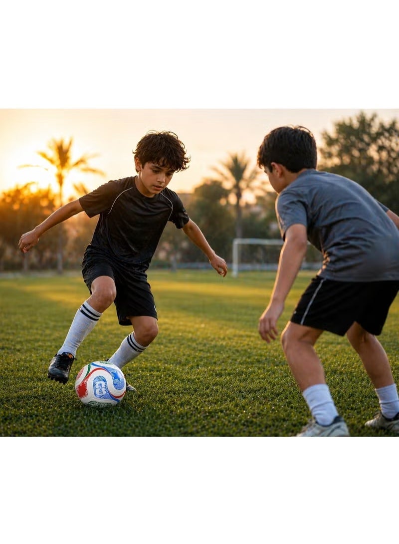 اديداس Training Football 05 Inch – Machine-Stitched TPU Soccer Ball with Textured Grip - Image 3