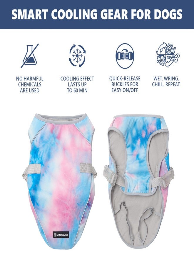 Spark Paws Chilltech™ Dog Cooling Vest - Cooling effect - Lightweight materials - SPF 50 UV protection - Snowcone, XL - Image 2