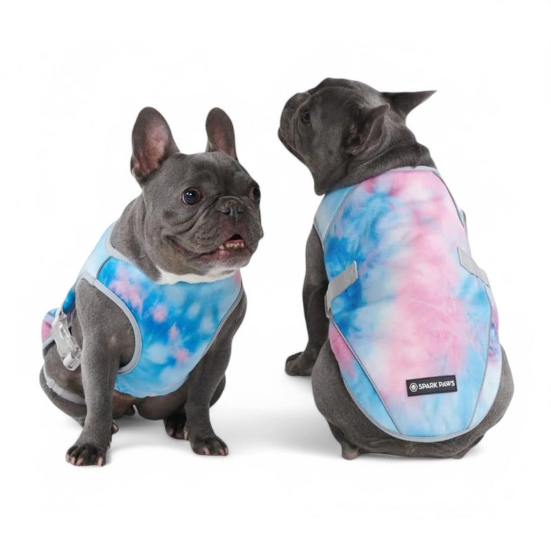 Spark Paws Chilltech™ Dog Cooling Vest - Cooling effect - Lightweight materials - SPF 50 UV protection - Snowcone, XL - Image 1