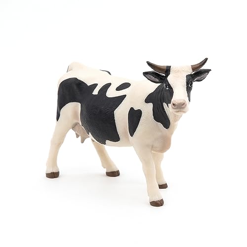Papo -Hand-Painted - Figurine -Farmyard Friends -Black and White Cow -51148 - Collectible - for Children - Suitable for Boys and Girls - from 3 Years Old - Image 4