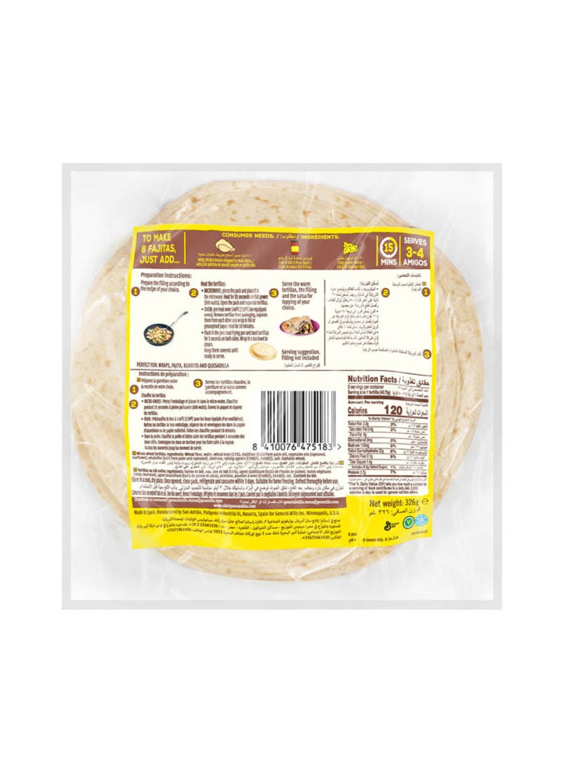 Old El Paso لفائف التورتيلا الناعمة من القمح الكامل العادي - Image 2