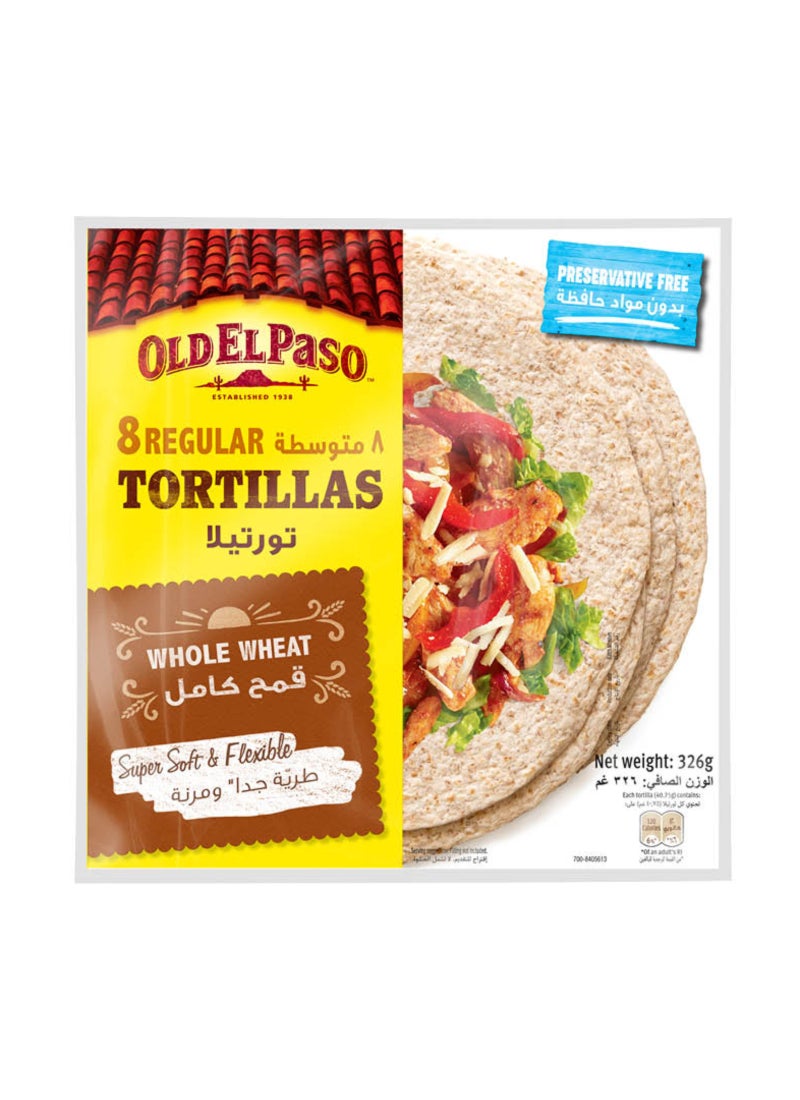 Old El Paso لفائف التورتيلا الناعمة من القمح الكامل العادي - Image 1