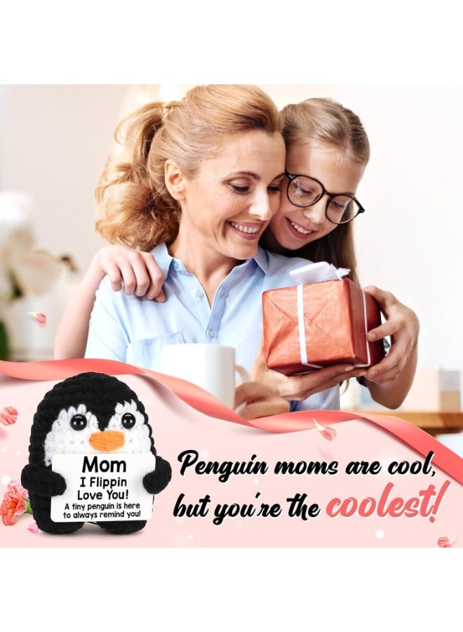 GROIC  Unique Handmade Gifts for Mom, Adorable Crochet Penguin for Mother's Day, Birthdays & Easter, Sentimental Present from Daughter/Son, Cute Decor for Step Moms & Mother-in-Law - Image 3