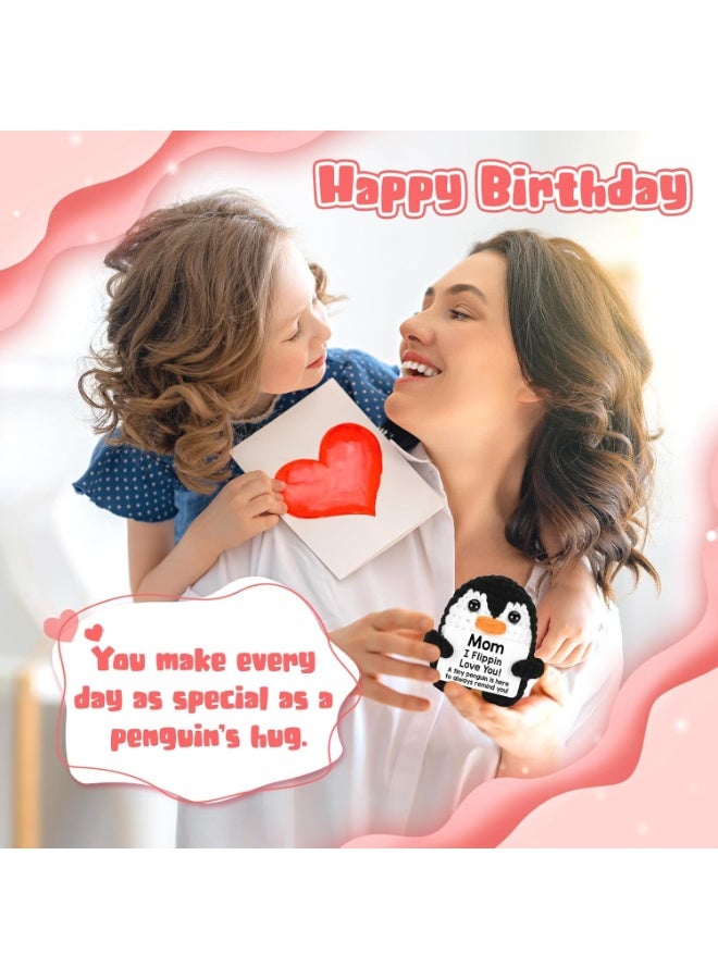 GROIC  Unique Handmade Gifts for Mom, Adorable Crochet Penguin for Mother's Day, Birthdays & Easter, Sentimental Present from Daughter/Son, Cute Decor for Step Moms & Mother-in-Law - Image 2