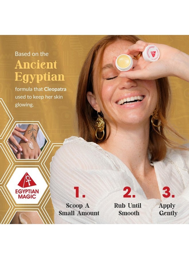 EGYPTIAN MAGIC Egyptian Magic All Purpose Skin Cream | Skin, Hair, Anti Aging, Stretch Marks | All Natural Ingredients | 0.25 Ounce Jar  - Image 2