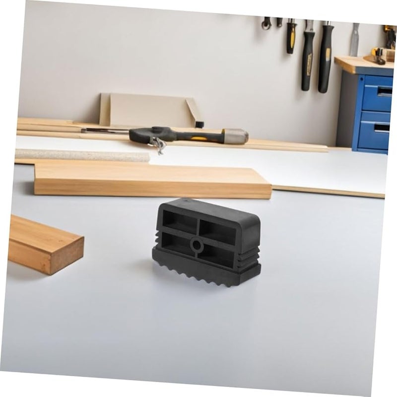 Non Slip Rubber Ladder Leg Caps 2 Pack Black For Stability Noise Reduction Traction - Image 5