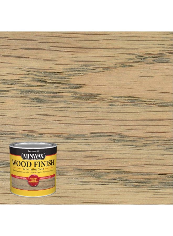 Minwax 1/2 pt 22761 زيت تلوين الخشب الكلاسيكي باللون الرمادي القائم على الزيت - Image 2