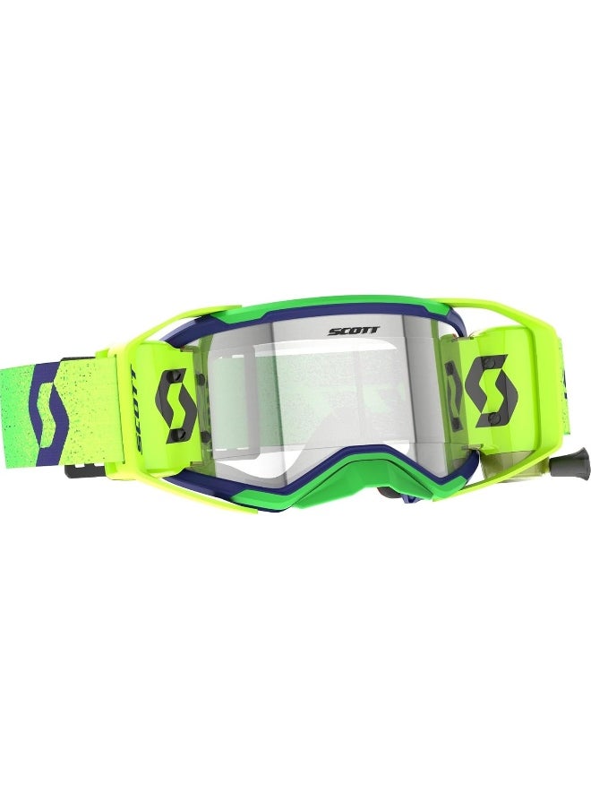 Scott Scott Prospect 2.0 WFS MX Goggle Cross/MTB Glasses Purple/Green/Clear Works  - Image 1