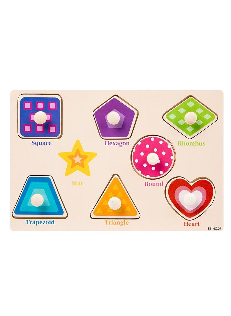Y&D Children's Wooden Puzzle Hand Held Puzzle Toy  - Image 1