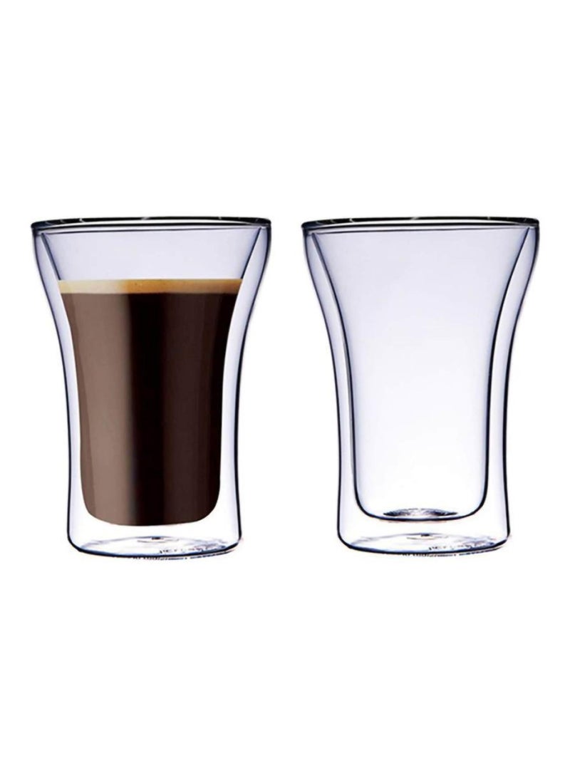Double Wall Glass Set 2Pcs 250ml