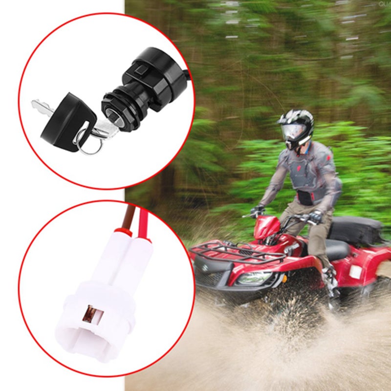 2 Pin Motorcycle ATV Ignition Key Switch For Yamaha YFM 350 Bruin 660R 700R Raptor 350X Warrior - Image 2