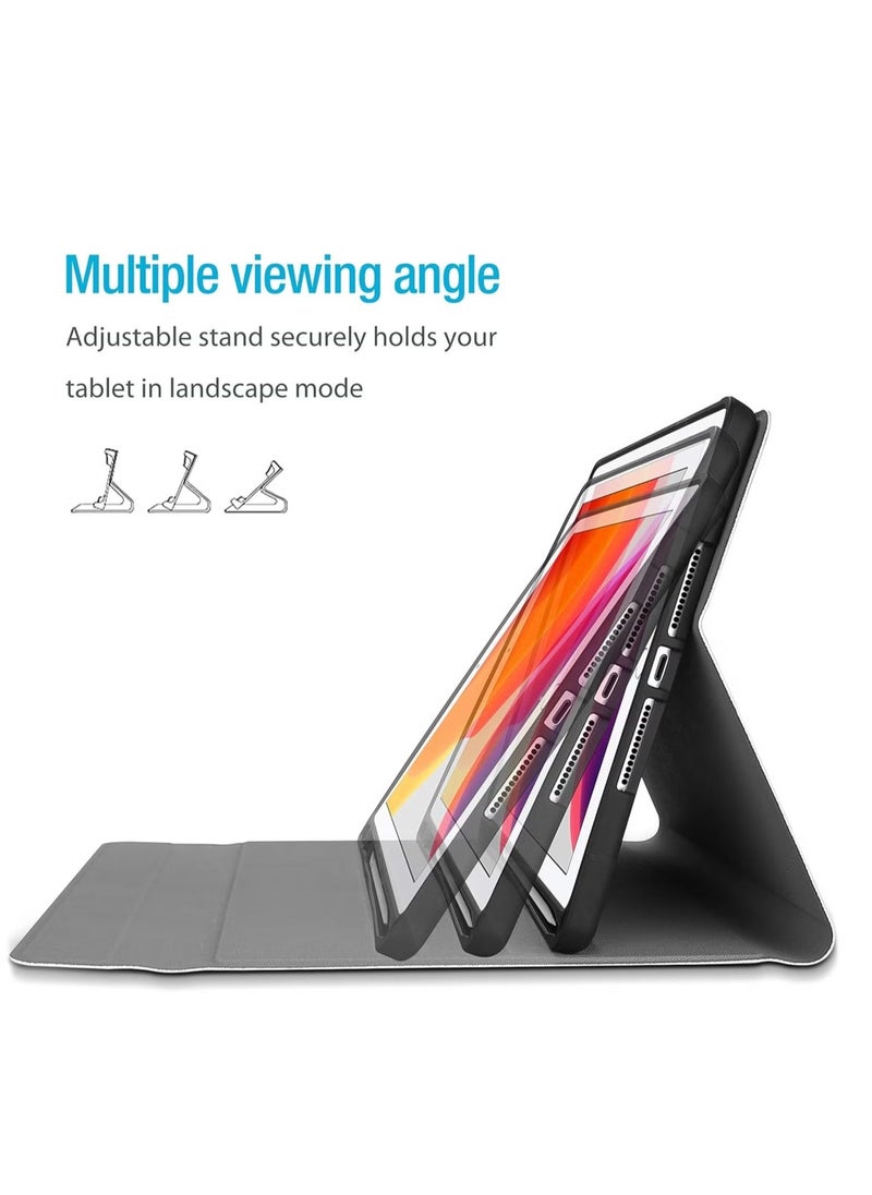 TIGER Slim Folio Pro Backlit Bluetooth Keyboard Case – Compatible with iPad Pro 11-inch 1st, 2nd, 3rd, 4th Gen (2018-2022), Full Protection, Rechargeable, Slim, Lightweight, Perfect for Typing, Viewing, and Gaming 