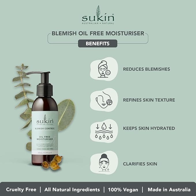 Sukin Oil Free Moisturiser 125 ml - Image 3