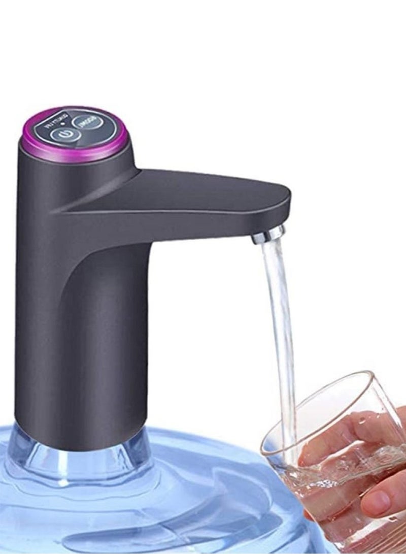 Vonqu Water Dispenser Pump for 5 Gallon Bottle Free Quantitative Drinking Water Pump Portable USB Charging Electric Bottle Pump Multipurpose Dispenser for V60 Kettle Home Camping and Coffee Corner - Image 1