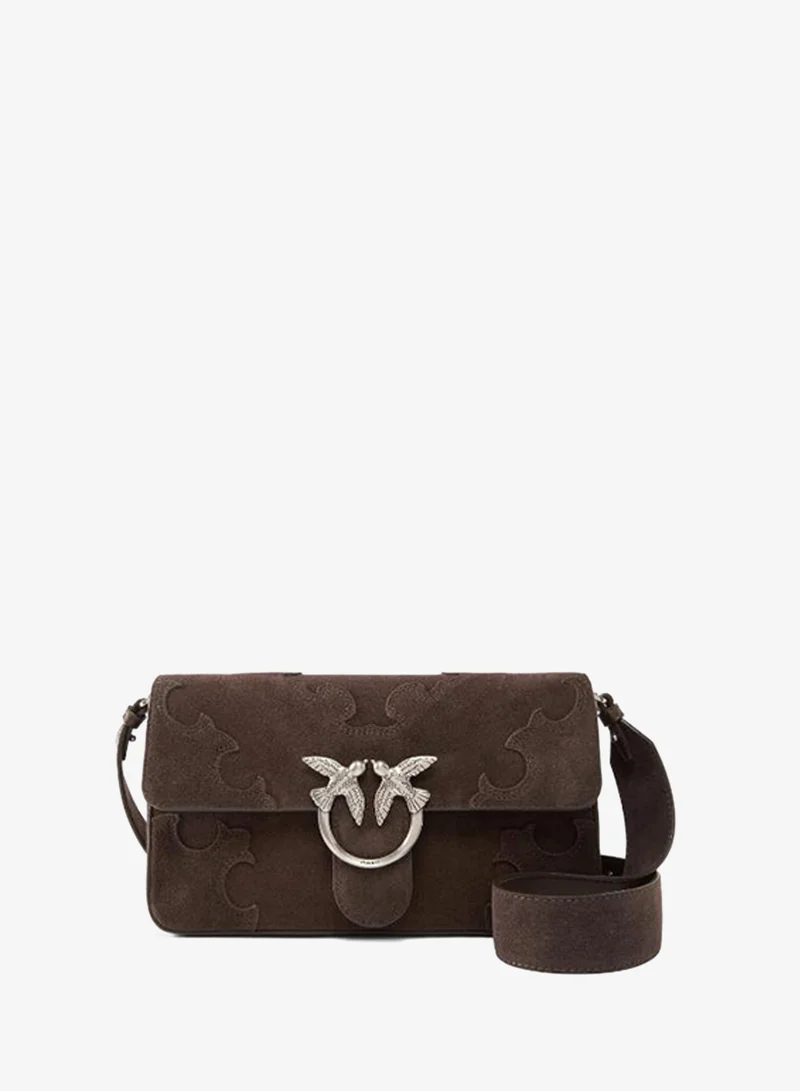 بينكو Logo Detail Flap Over Shoulder Bag