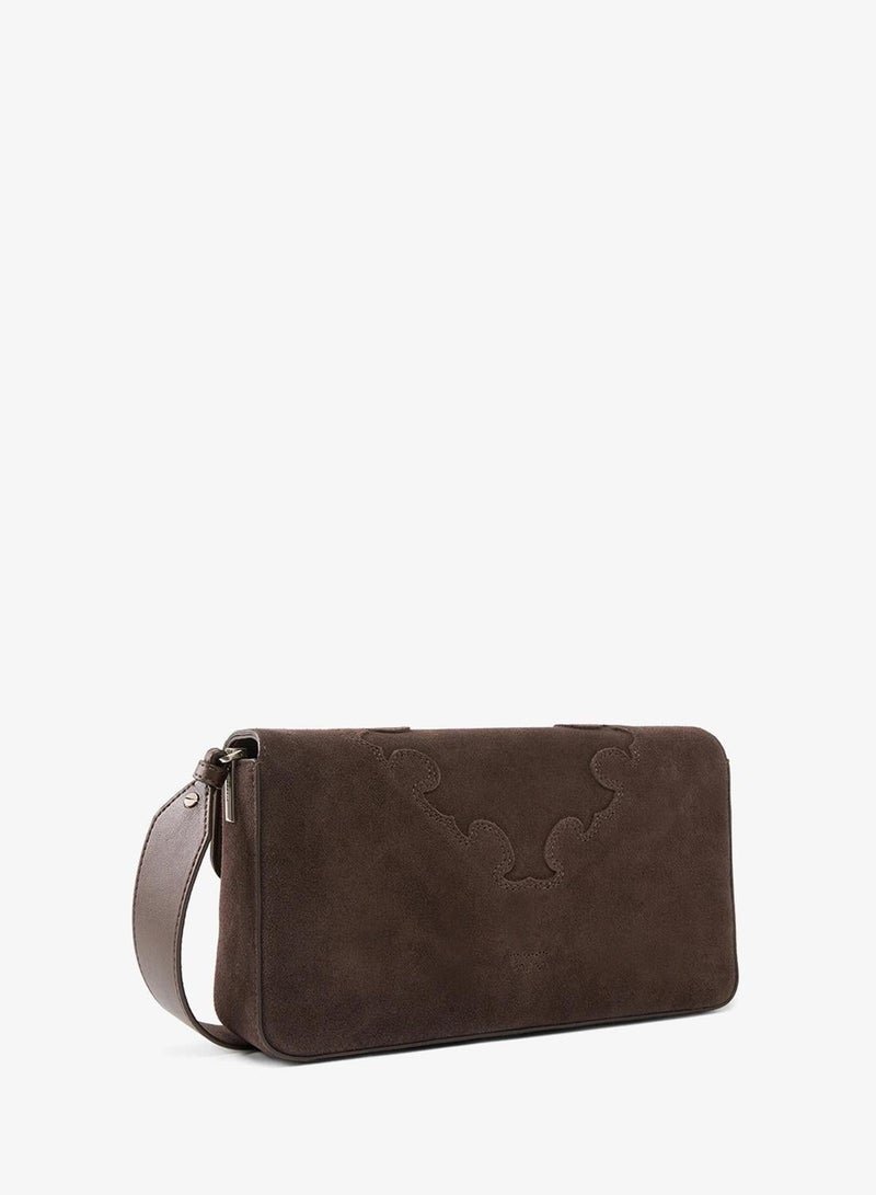PINKO Love Bag One medium suede shoulder bag - Image 4