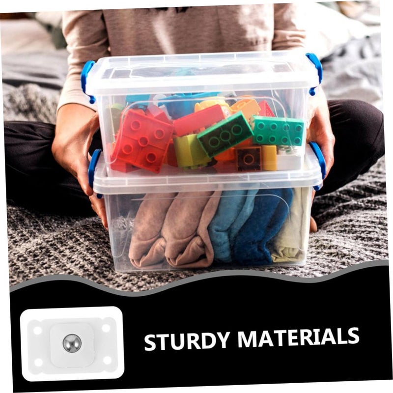 1 Pack Sticky Pulley Caster Wheels Mini Swivel Wheels For Planters And Appliances - Image 3