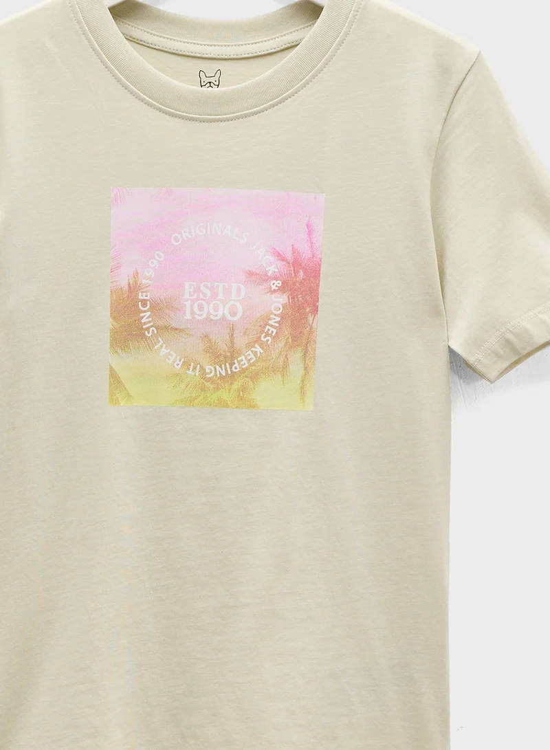 Jack & Jones Junior JORVARENNA PHOTO TEE SS CN FST JNR