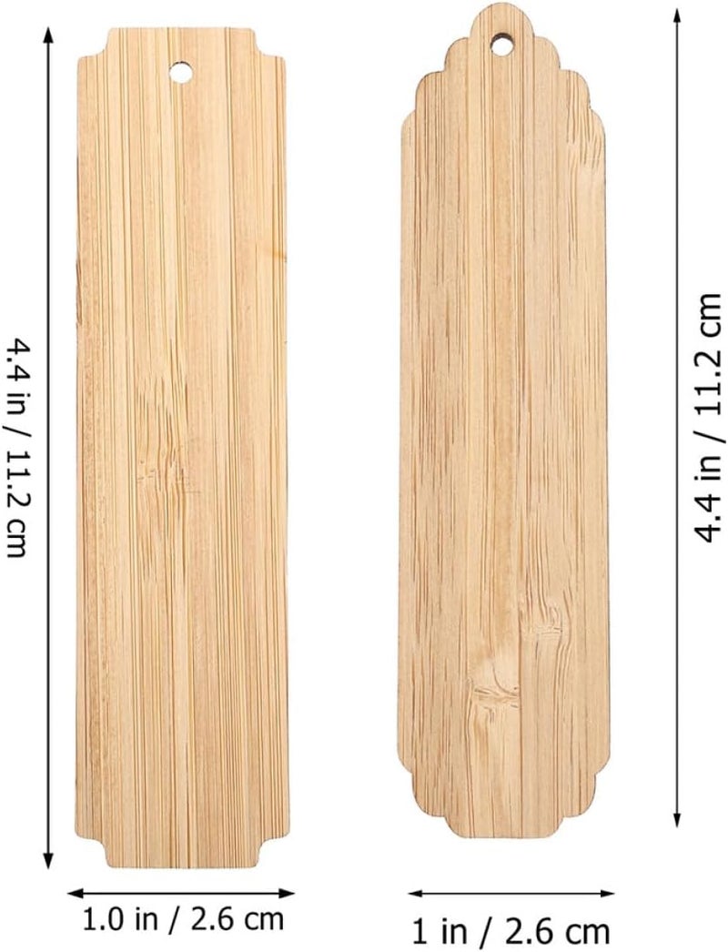 Local supply chain stock SHERCHPRY 20Pcs Unfinished Wooden Bookmarks with Hanging Rectangle Blank Craft Tags for DIY Painting Staining and Engraving Wood Bookmark Blanks for Ornaments and Home Decoration Connectable modular Seasonal & permanent compatible Liquid tight joint Diverse application fit Dense material Pre-sale confirmed stock Modern look Multi-demand compliant quality Daily wear upgraded resistant material Flat working surface Treated anti-rust metal Elegant practical design Multiple local stock source Simple multifunctional build Climate adapted upgraded quality Proper storage environment Integrated local logistics Upgraded general material Classic practical design Affordable purchase options All user group compatible Quick available purchase options Repeated use resistant selected material Reliable durability - Image 3