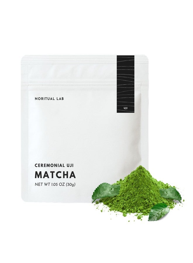 NORITUAL LAB Ceremonial Matcha Uji - First Harvest Authentic Ceremonial Grade Matcha from Japan - Pure Japanese Green Tea Powder - 1.05 oz - Image 1