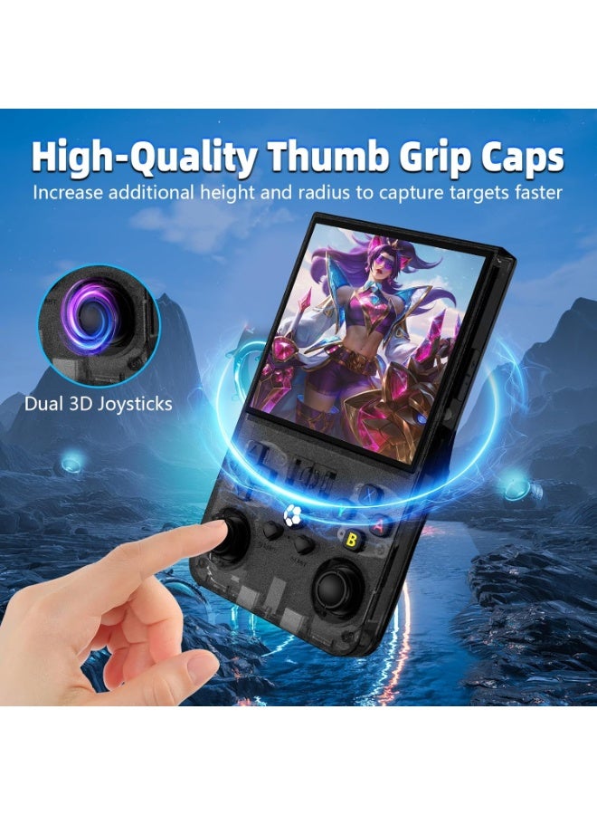 ELTRAZONE 2025 New R36MAX Retro Handheld Game Console – 4.0 Inch IPS Screen Portable Gaming Console with 64GB Built-In Memory, Linux System, 4000mAh Battery, Mini Pocket Arcade, Classic Emulator Player, Black - Image 5