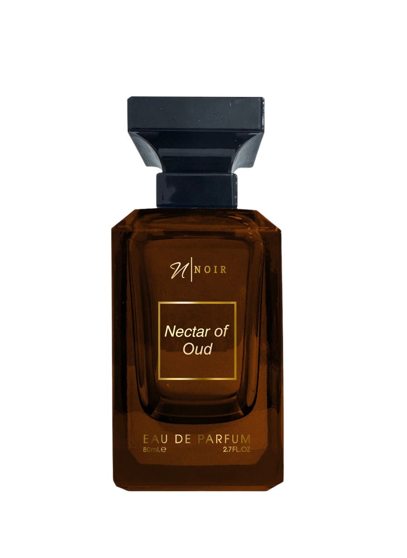 noir - Nectar of Oud Eau de Parfum for Men – Intense Oud Scent with Saffron, Cedar, Patchouli & Spiced Raspberry | Long lasting - 80ml - Image 1
