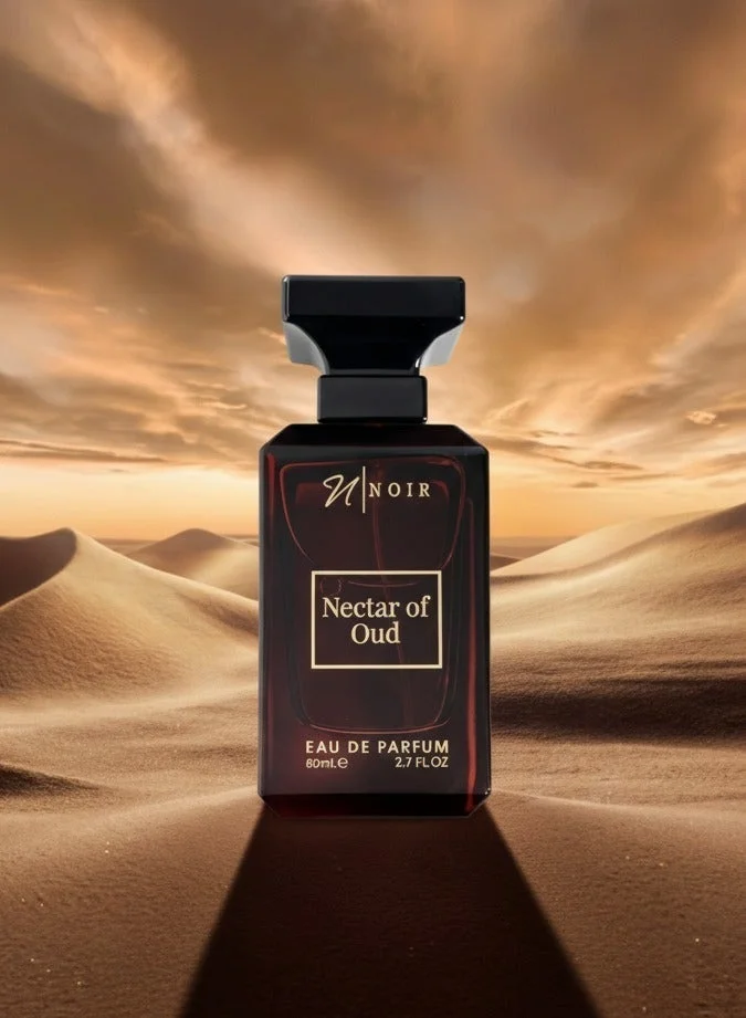 noir Nectar of Oud EDP Perfume for Men, Luxury Fragrance with Musk, Patchouli & Sandalwood, Floral Woody Oud, Long Lasting Men’s Perfume, 80ml